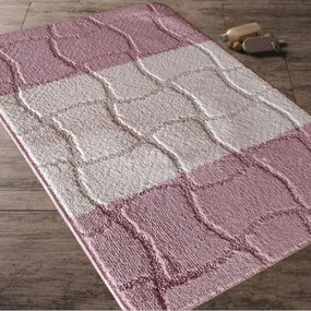 Sada kúpeľňových koberčekov Montana Sariyer XL Dusty Rose