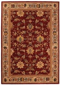 Koberce Breno Kusový koberec PRAGUE 482/IB2R, červená, viacfarebná,100 x 150 cm
