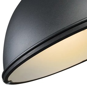 Inteligentné priemyselné závesné svietidlo čierne 53 cm vrátane A60 Wifi - Sicko