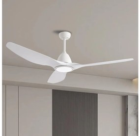 ZEVENTI - LED Stropný ventilátor URBINO LED/20W/230V Wi-Fi Tuya biela + DO ZV0030