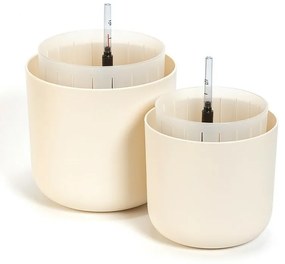 Plastia Samozavlažovací kvetináč Tolita Air krémová, pr. 16 cm, pr. 16 cm