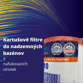 Filter kartušový pre nafukovacie vírivky BEST WAY Lay Z SPA (pár)