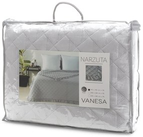 PREHOZ NA POSTEĽ VANESA 200X220 CM STRIEBORNÝ