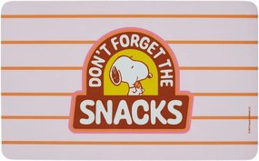 PEANUTS Raňajková doštička "Snacks" - sv. ružová