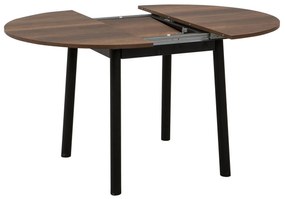 Jedálenský set Duvasa 6 (orech + čierna) (pre 2 osoby). Vlastná spoľahlivá doprava až k Vám domov. 1093753
