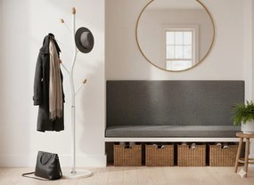 Stojanový vešiak BUNGUND biely LOF5394