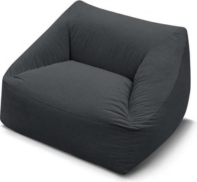 Tmavosivý menčestrový sedací vak Lilibet – Bobochic Paris