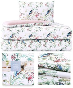 Bavlnená posteľná bielizeň AmeliaHome Averi vtáky