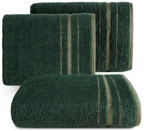 BAVLNENÝ UTERÁK KORAL 50X90 CM TMAVOZELENÁ