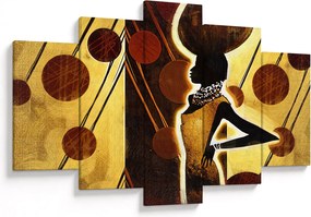Obraz umelecké pradávnej maľby (150x105 cm)