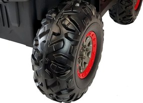 LEAN CARS Nabíjateľná štvorkolka XMX607 Červená farba