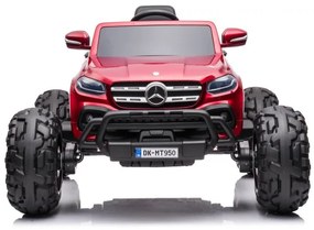 LEAN CARS ELEKTRICKÉ AUTÍČKO MERCEDES  DK-MT950 4x4  LAKOVANÉ - ČERVENÉ MOTOR 4x45W - BATÉRIA - 2x12V7Ah- 2024