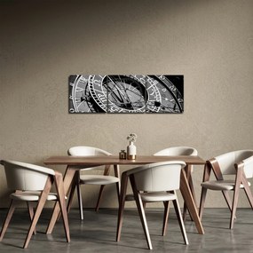 Obraz - Astronomické hodiny, Praha, Česká Republika (s hodinami) (90x30 cm)