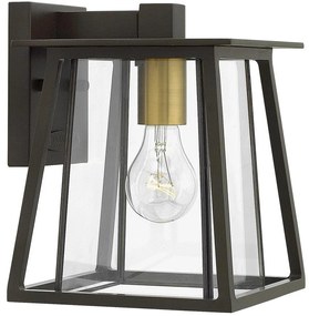 Elstead HK-WALKER2-S - Vonkajšie nástenné svietidlo WALKER 1xE27/100W/230V IP44