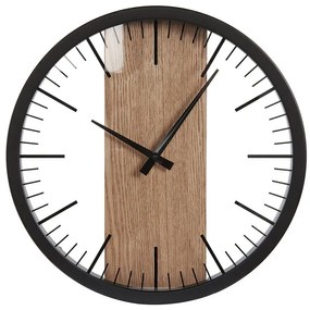 Nástenné hodiny ø 38 cm čierne VILLORA Beliani