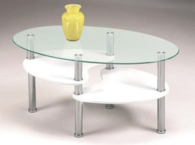 Konferenčný stolík Panty, biely