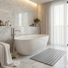 Kúpeľňová predložka sivá 1