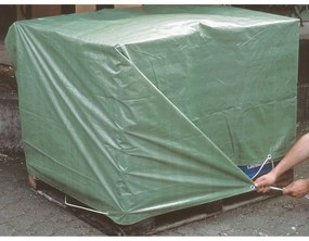 Strieborná vodeodolná krycia plachta 2m x 4m