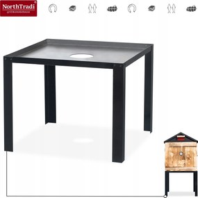 TRENDIE Udiareň drevená s kovovou strechou