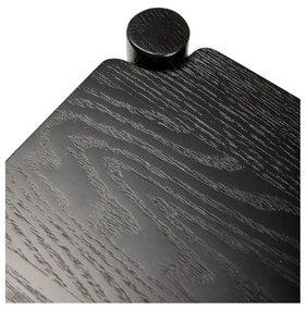 Servírovací stolík na kolieskach z dubového dreva 40x40 cm Norm – Hübsch