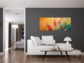 Obraz - Maľba poľa (120x50 cm)