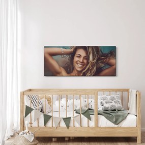 Obraz - Portrét mladej ženy (120x50 cm)