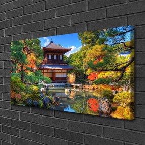 Obraz Canvas Záhrada japonsko krajina 140x70 cm