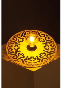 Luster na lanku FALCO 1xE27/60W/230V pr. 30 cm béžová