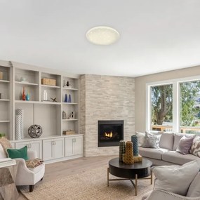 Rabalux 5445 - LED stmievateľné stropné svietidlo DANNY LED/36W/230V + diaľkový ovládač