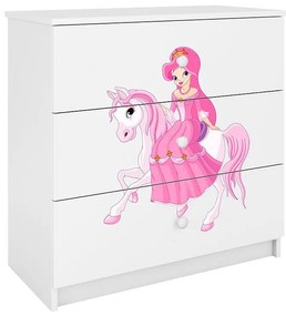 Detská komoda Babydreams Biely – Princezná 1