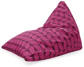 Sablio Sedací vak Pletenie vo fuksiovej farbe: 150x80 cm