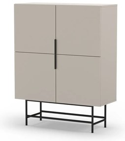 Krémová skrinka 100x128 cm Eldia – Marckeric