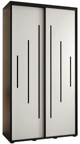 Skriňa 45 Canaris 12 140 čierna/biela/čierna