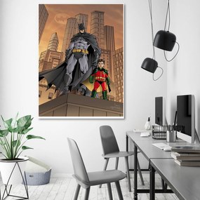 Gario Obraz na plátne Batman a malý pomocník - Saqman Rozmery: 40 x 60 cm