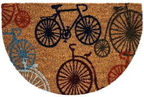Trade Concept Kokosová rohožka Bicykle polkruh, 40 x 60 cm