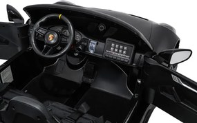Elektrické autíčko Porsche 911 GT3 pretekárske čierne