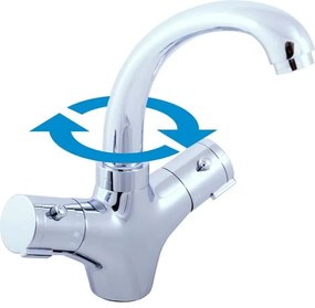 Umývadlová batéria RAV Slezák bez výpuste chróm TRM26.0, 1 ks