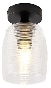 Stropné svietidlo v štýle Art Deco čierne - Michi