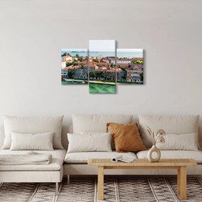 Obraz - Letecký pohľad na mesto (90x60 cm)
