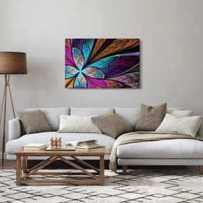 Obraz - Abstrakcia, kvetina (90x60 cm)