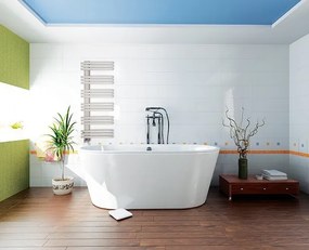 Sapho Sapho, VISTA vykurovacie teleso 500x1190 mm, nerez mat, NR613