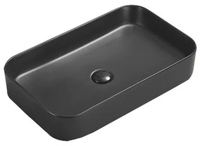 Mexen Vena, umývadlo na dosku 710x370x110 mm, čierna matná, 22196085
