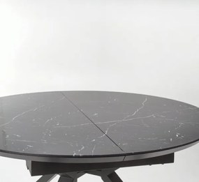 Jídelní rozkládací stůl Vertigo 130/180 cm černý