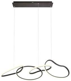 Redo 01-3390 - LED stmievateľný luster na lanku BIAS LED/90W/230V čierny