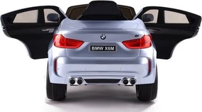 LEAN CARS BMW X6 batérie auto strieborná maľovaná