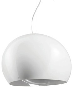 Závesná lampa Surface Ø 27 cm E27 biela/sivá