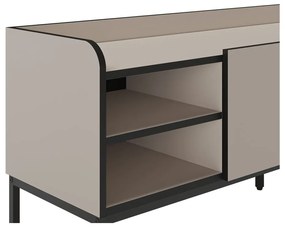 Krémový TV stolík 160x55x42 cm Adara – Marckeric