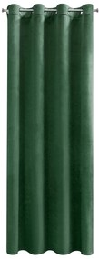 ZATEMŇOVACÍ ZÁVES NA KRÚŽKOCH DARLA SADA 2KS 140X250 CM TMAVOZELENÁ