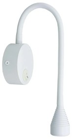 LED Flexibilná lampička IONAS LED/3W/230V 3000K biela