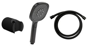 Sprchová hlavica s hadicou SAT čierna matná SATBSDPSETC2, 1 ks